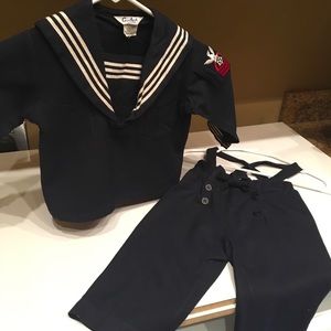vintage childs sailor suit